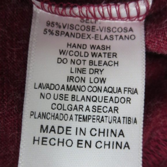 New LISTICLE Sexy Sweater Dress Heathered Red Form Fitting M - Picture 11 of 13